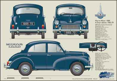 Morris Minor 4dr Saloon 1965-70